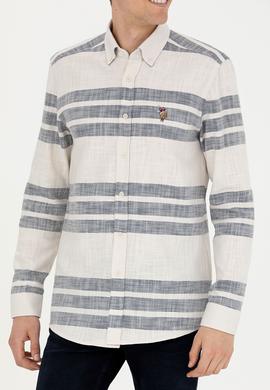 Erkek Taş Uzun Kollu Gömlek - 50272448023