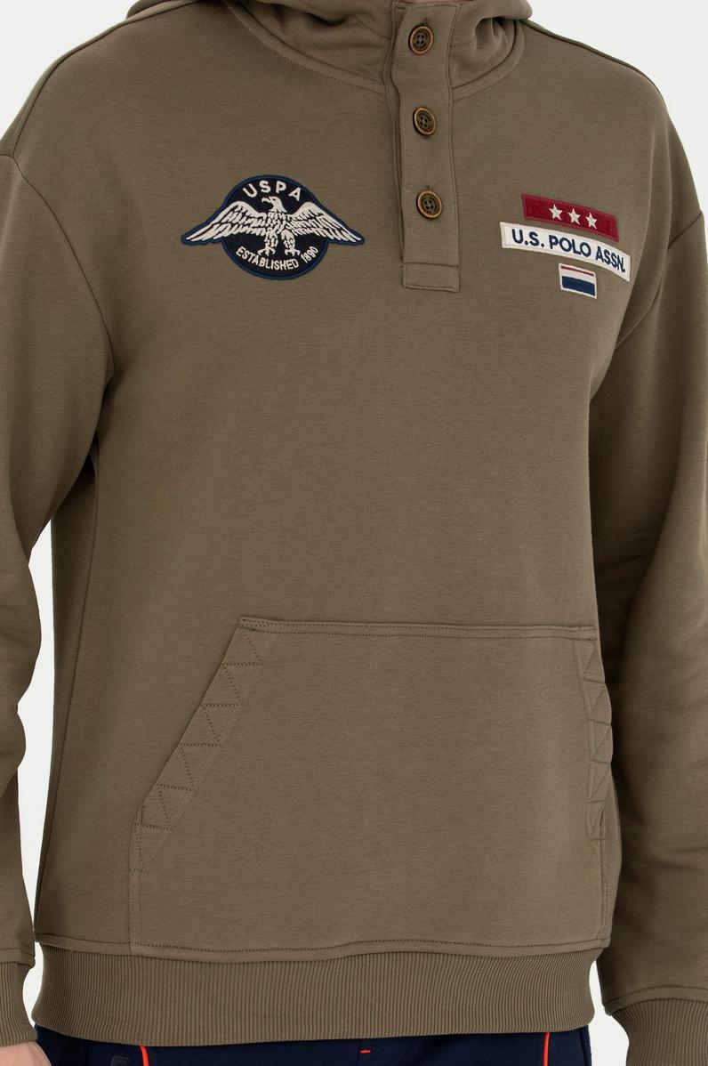 Erkek Haki Sweatshirt