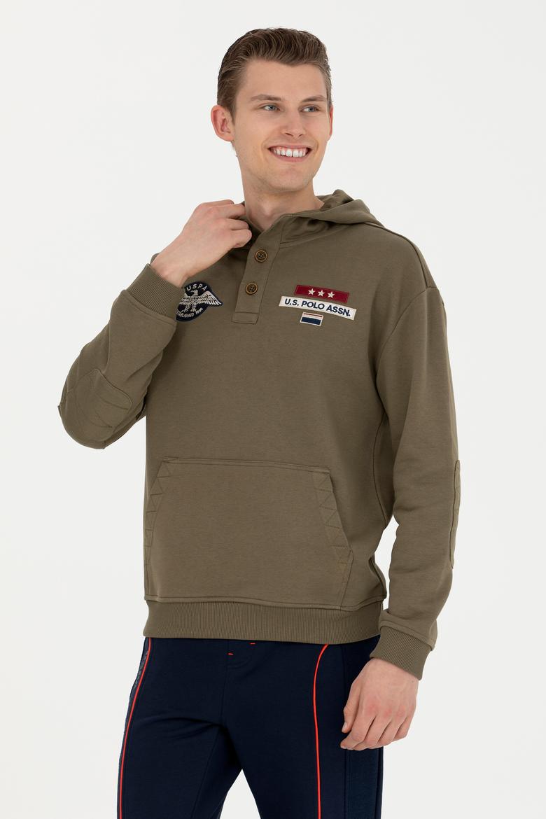 Erkek Haki Sweatshirt