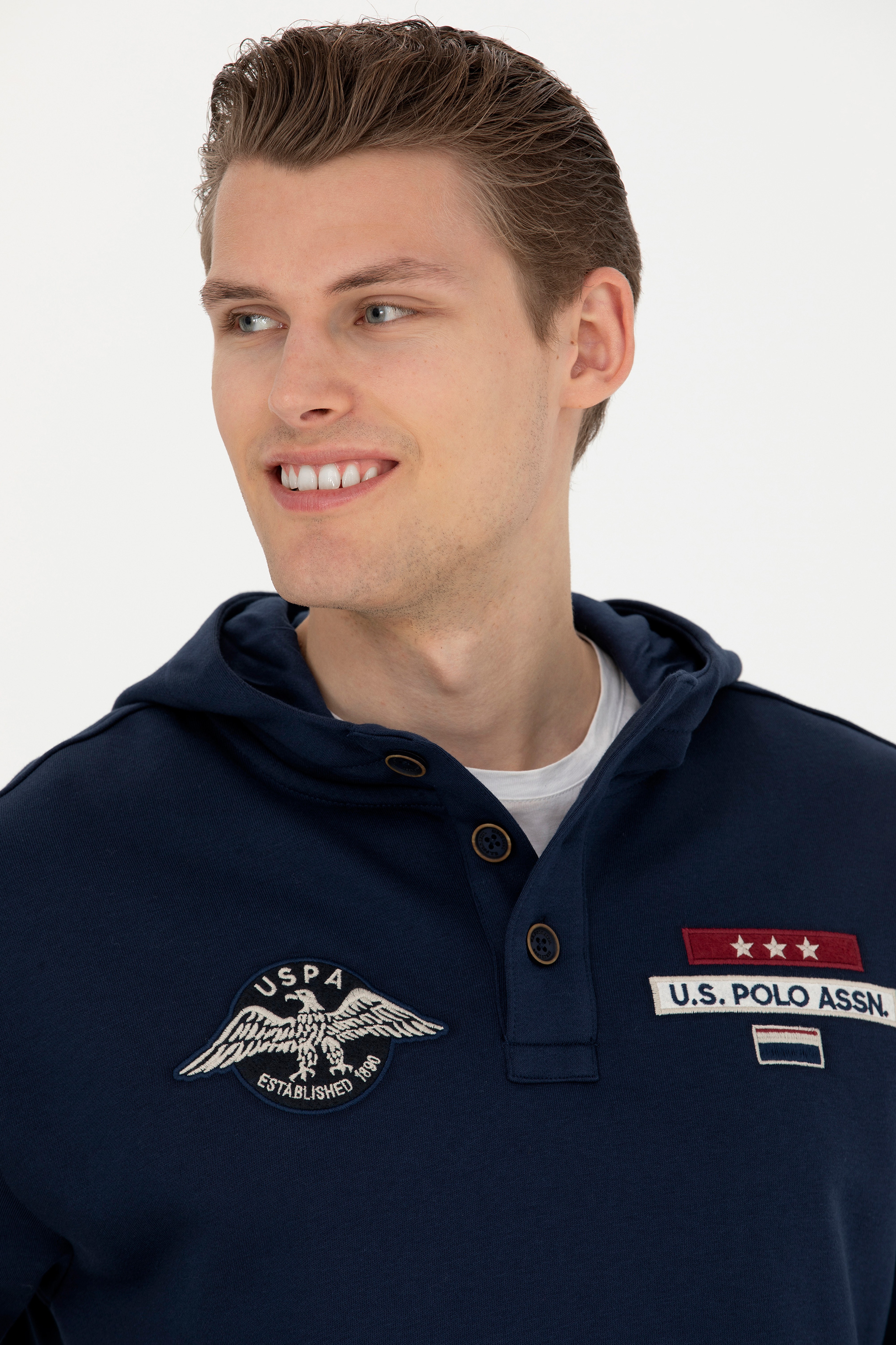 Erkek Lacivert Sweatshirt - Image 2