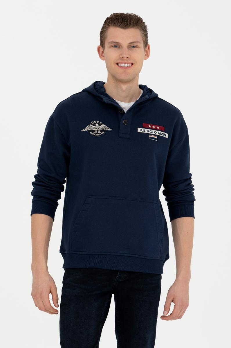 Erkek Lacivert Sweatshirt