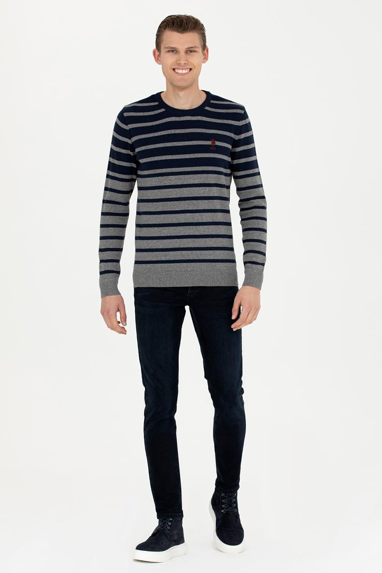 Erkek Gri Melanj Kazak - 50272124001