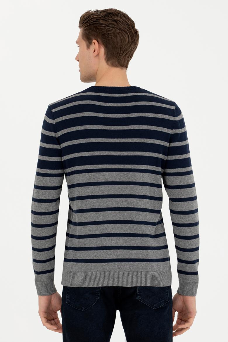 Erkek Gri Melanj Kazak - 50272124001