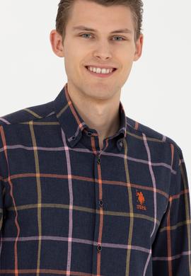 Erkek Lacivert Uzun Kollu Gömlek - 50276311001