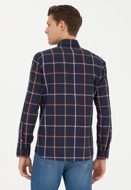 Erkek Lacivert Uzun Kollu Gömlek - 50276311001