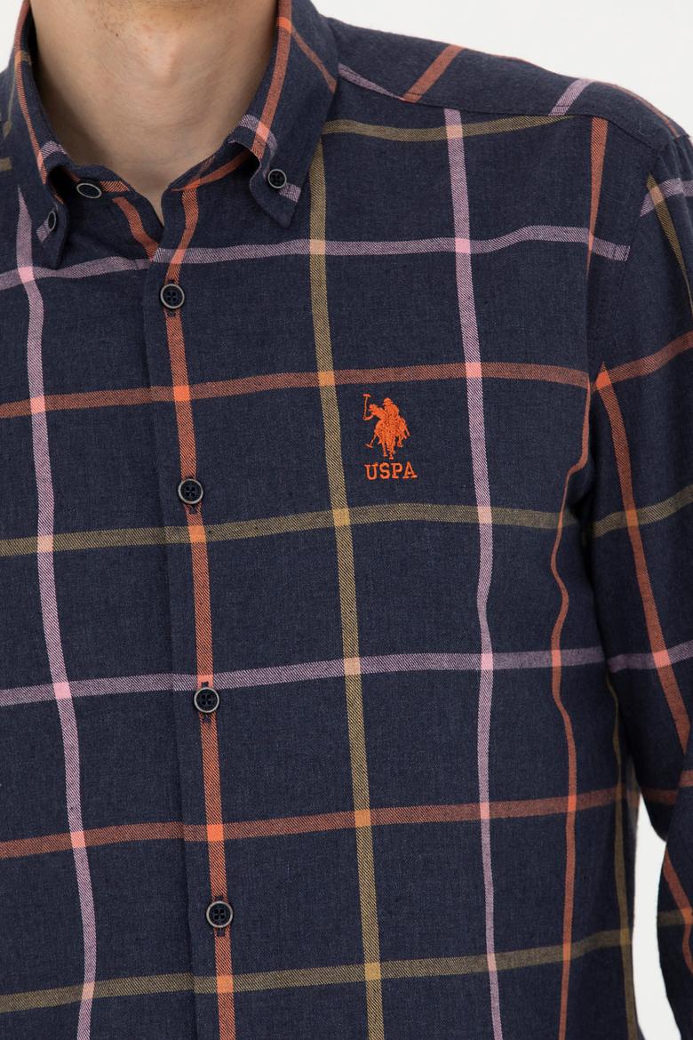 Erkek Lacivert Uzun Kollu Gömlek - 50276311001