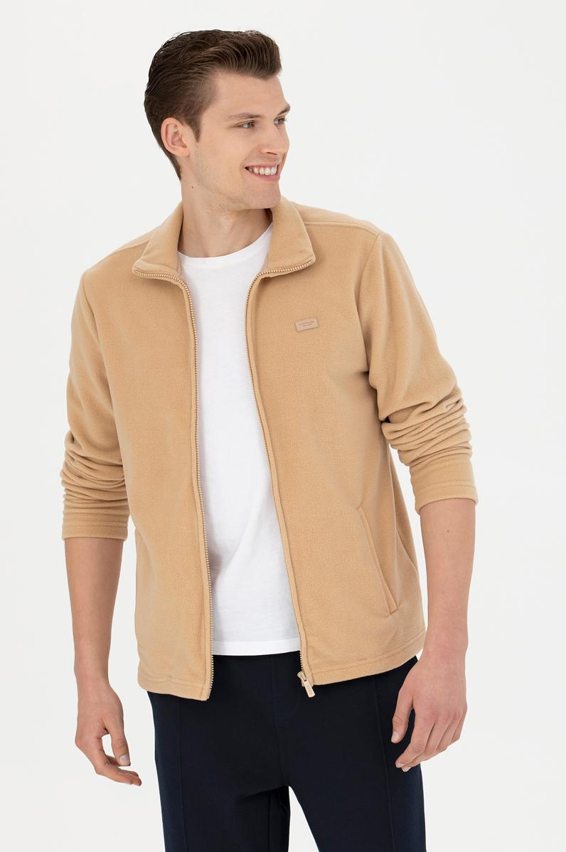 Erkek Kum Örme Hırka