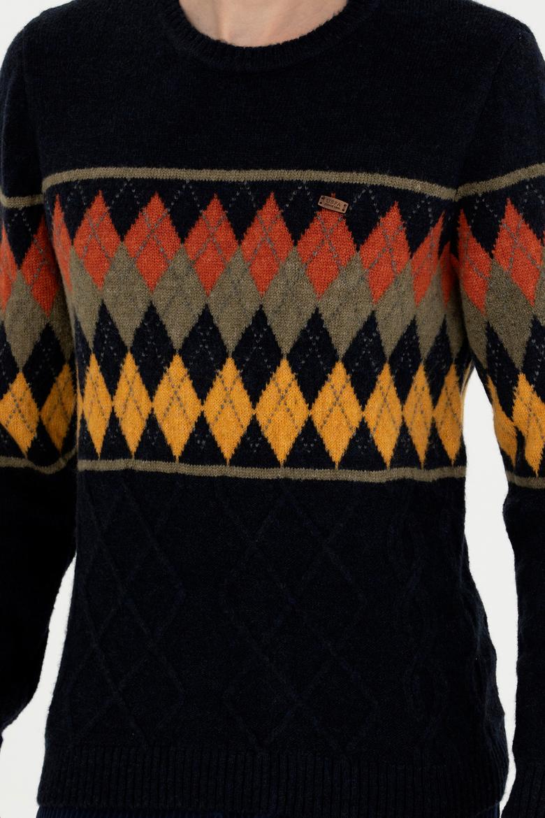 Erkek Lacivert Kazak - 50270999001