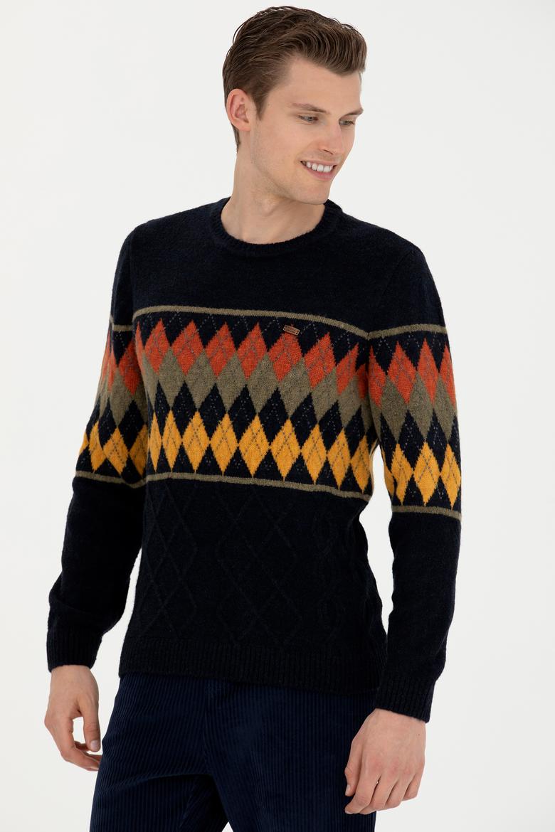 Erkek Lacivert Kazak - 50270999001