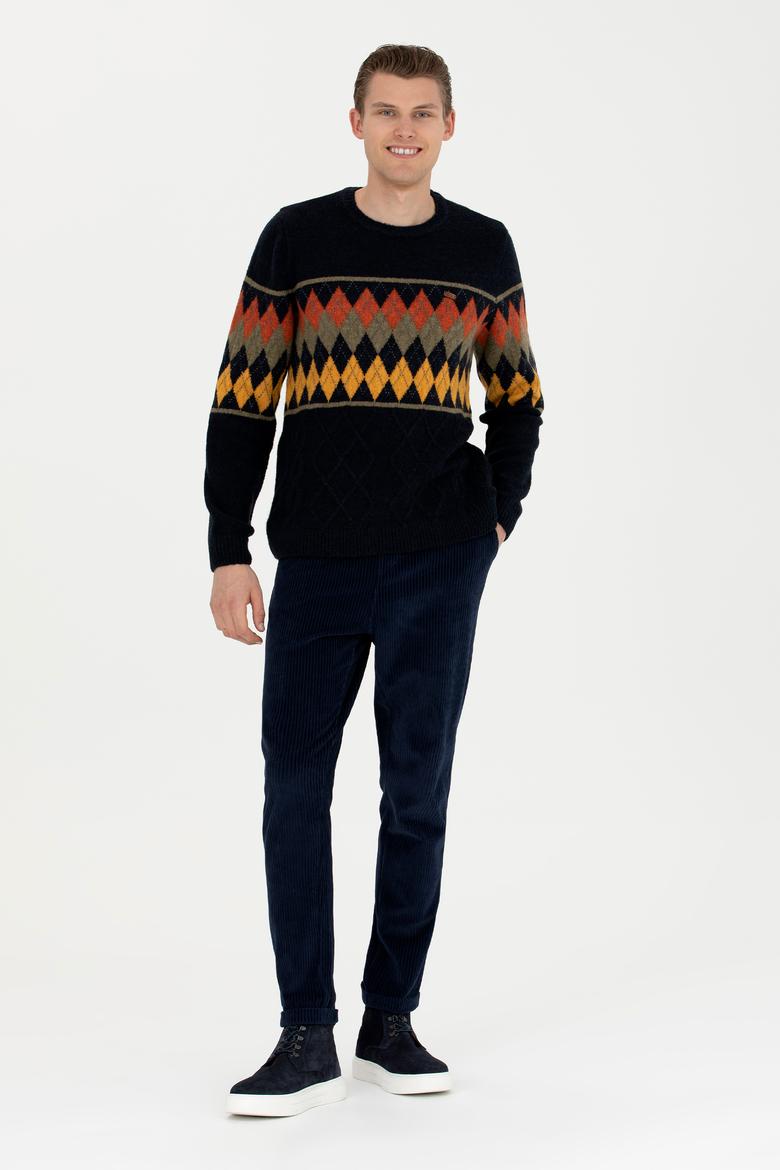 Erkek Lacivert Kazak - 50270999001