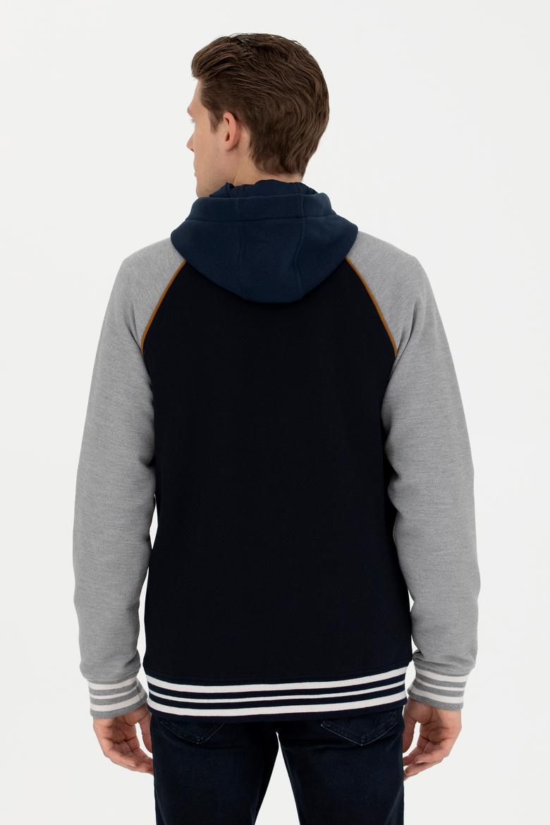 Erkek Lacivert Örme Hırka - 50270821006