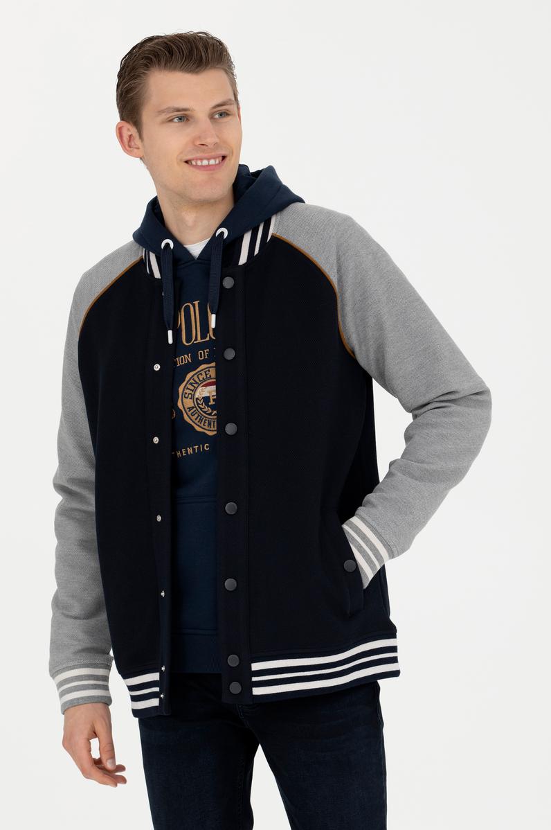 Erkek Lacivert Örme Hırka