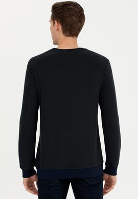 Erkek Lacivert Sweatshirt - 50270839001