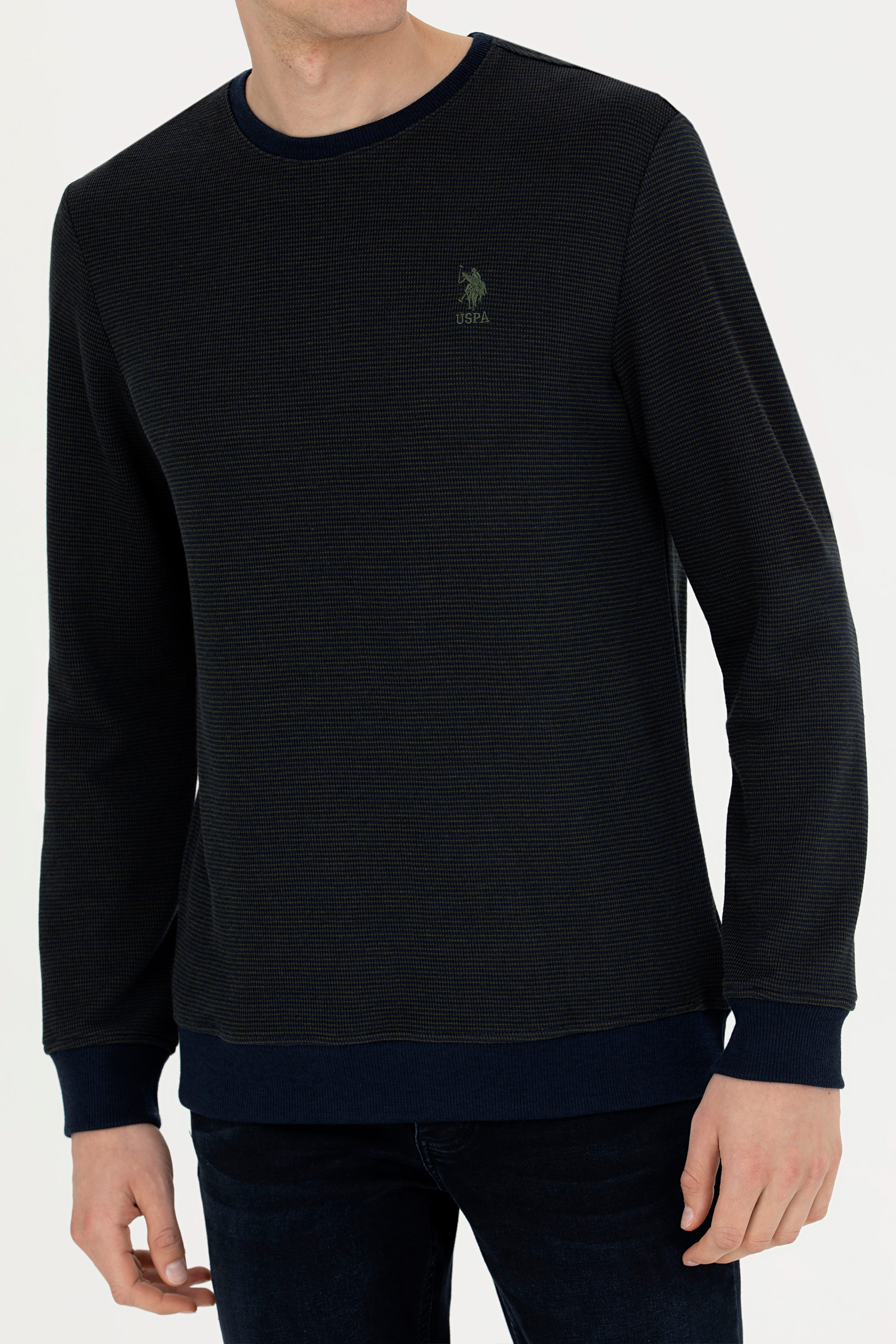 Erkek Lacivert Sweatshirt