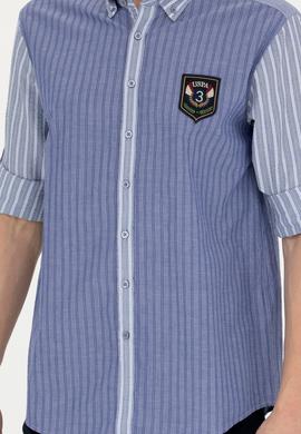 Erkek Lacivert Uzun Kollu Gömlek - 50272418017