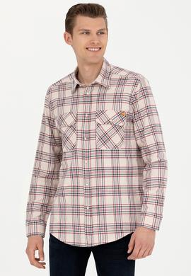 Erkek Taş Uzun Kollu Gömlek - 50272508018