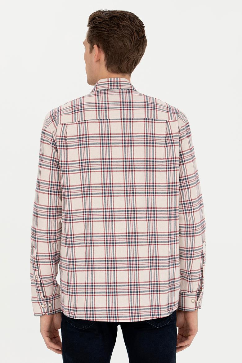 Erkek Taş Uzun Kollu Gömlek - 50272508018