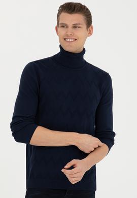 Erkek Lacivert Kazak - 50270980020