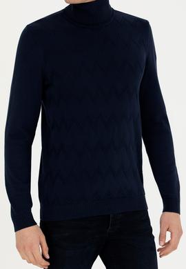 Erkek Lacivert Kazak - 50270980020