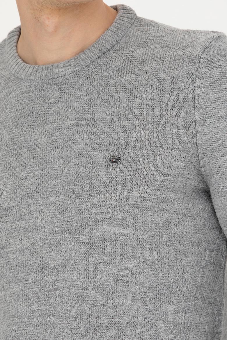 Erkek Gri Melanj Kazak - 50270976002