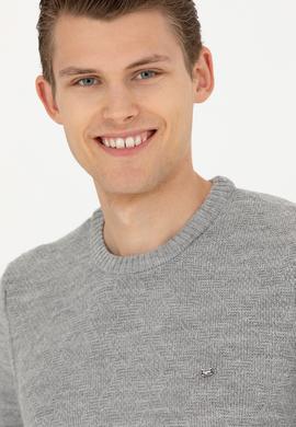 Erkek Gri Melanj Kazak - 50270976002