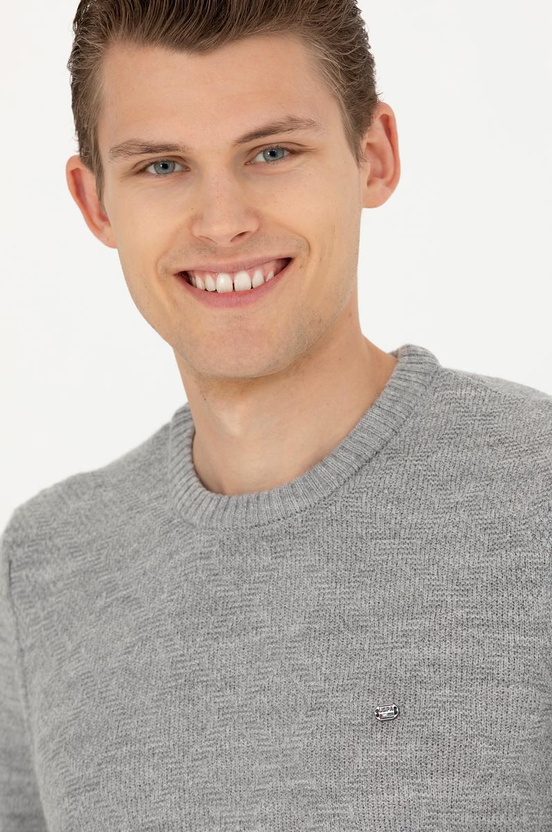 Erkek Gri Melanj Kazak