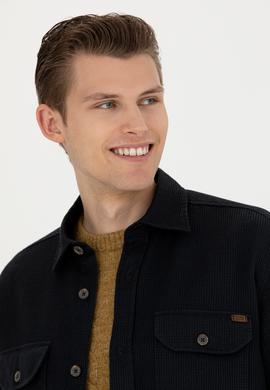 Erkek Antrasit Uzun Kollu Gömlek - 50272648008