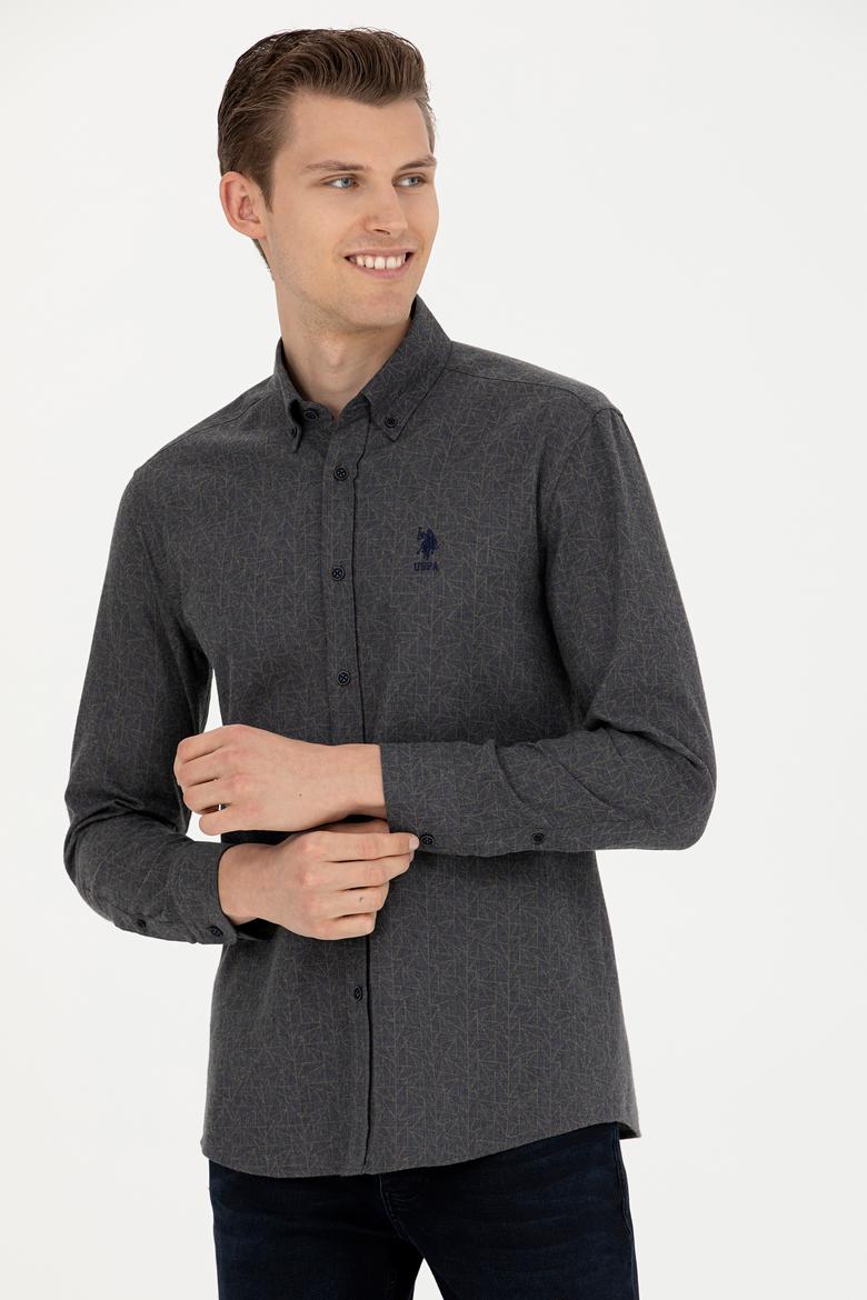 Erkek Lacivert Uzun Kollu Gömlek - 50272660001