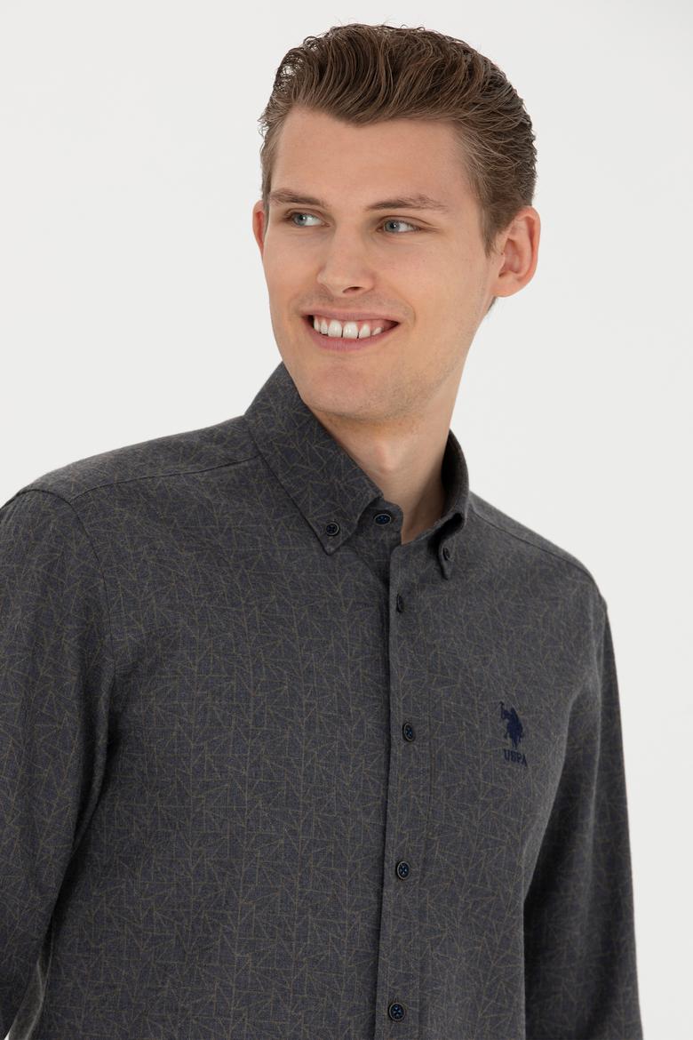 Erkek Lacivert Uzun Kollu Gömlek - 50272660001