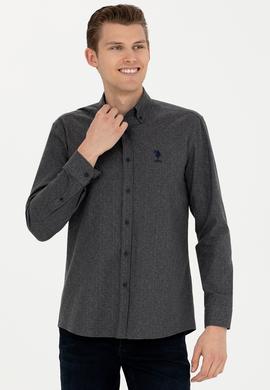 Erkek Lacivert Uzun Kollu Gömlek - 50272660001