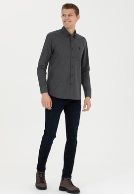 Erkek Lacivert Uzun Kollu Gömlek - 50272660001