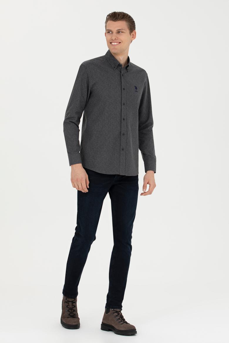 Erkek Lacivert Uzun Kollu Gömlek - 50272660001