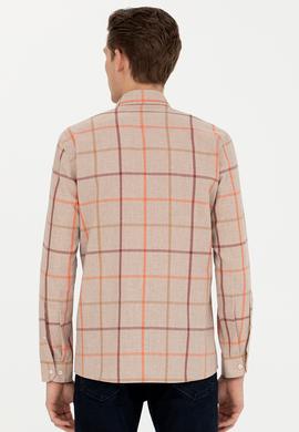 Erkek Kareli Taş Gömlek - 50276311018