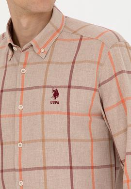 Erkek Kareli Taş Gömlek - 50276311018