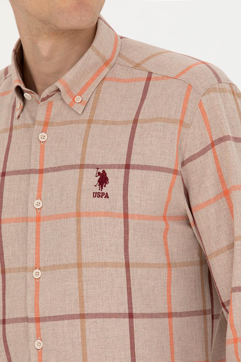 Erkek Kareli Taş Gömlek - 50276311018