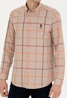 Erkek Kareli Taş Gömlek - 50276311018