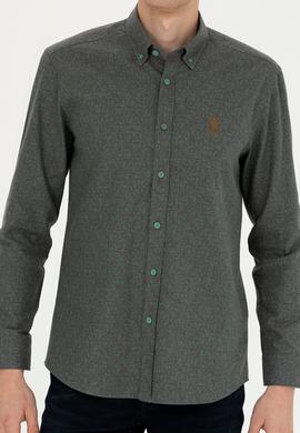 Erkek Mint Uzun Kollu Gömlek - 50272660012