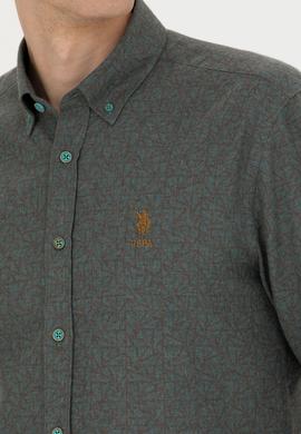 Erkek Mint Uzun Kollu Gömlek - 50272660012