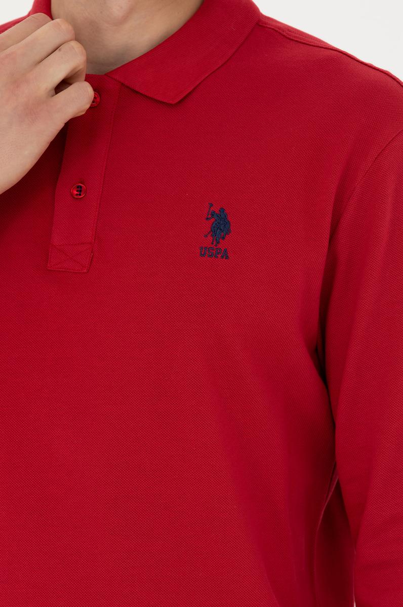 Erkek Kırmızı Basic Sweatshirt