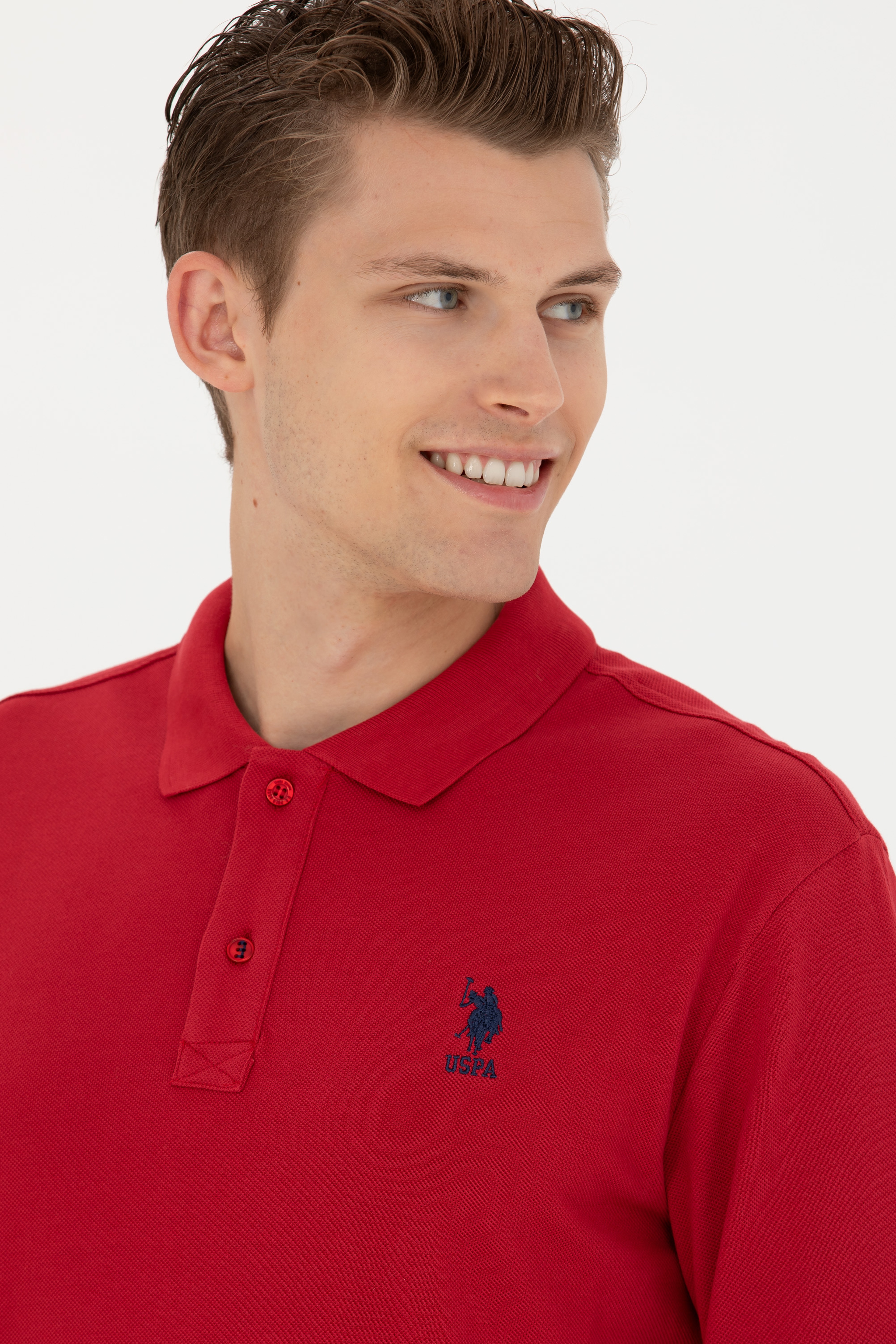 Erkek Kırmızı Basic Sweatshirt