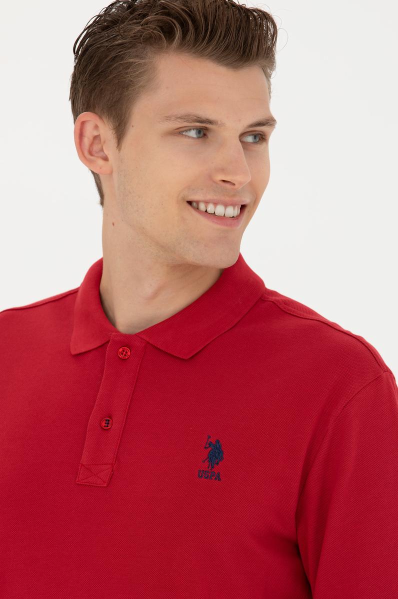 Erkek Kırmızı Basic Sweatshirt