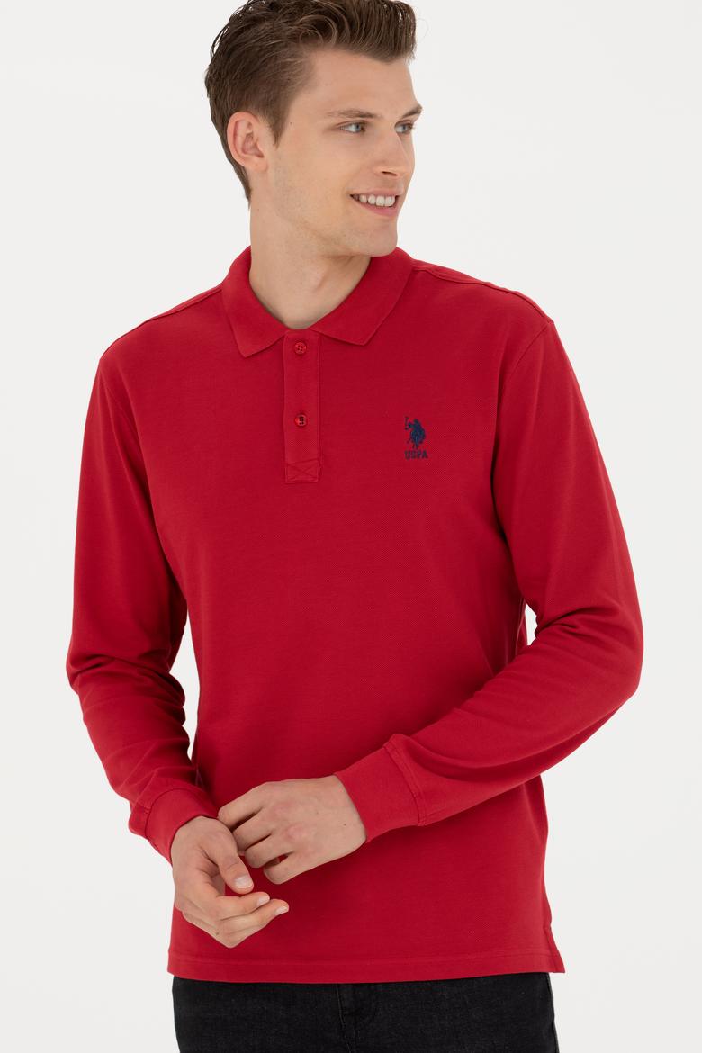 Erkek Kırmızı Basic Sweatshirt - 50269403224