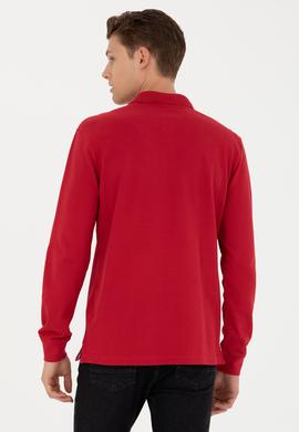 Erkek Kırmızı Basic Sweatshirt - 50269403224