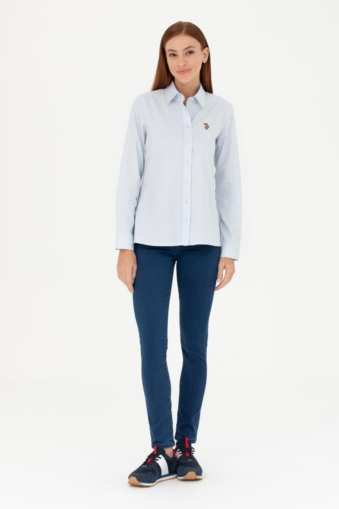 Kadın Koyu Mavi Jean Pantolon