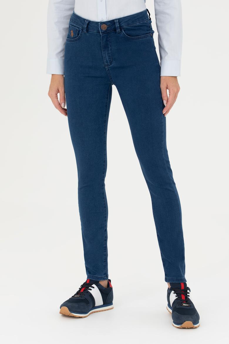 Kadın Koyu Mavi Jean Pantolon - 50276500001