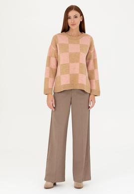 Kadın Açık Haki Kanvas Pantolon - 50272058014