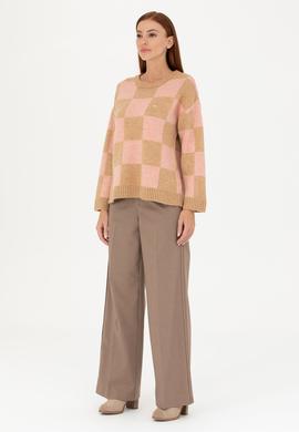 Kadın Açık Haki Kanvas Pantolon - 50272058014