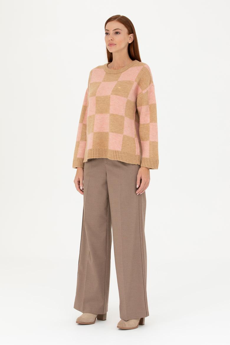 Kadın Açık Haki Kanvas Pantolon - 50272058014