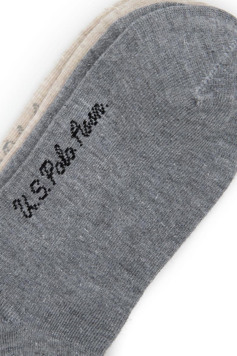 Kadın Gri Melanj Çorap - 50274183004