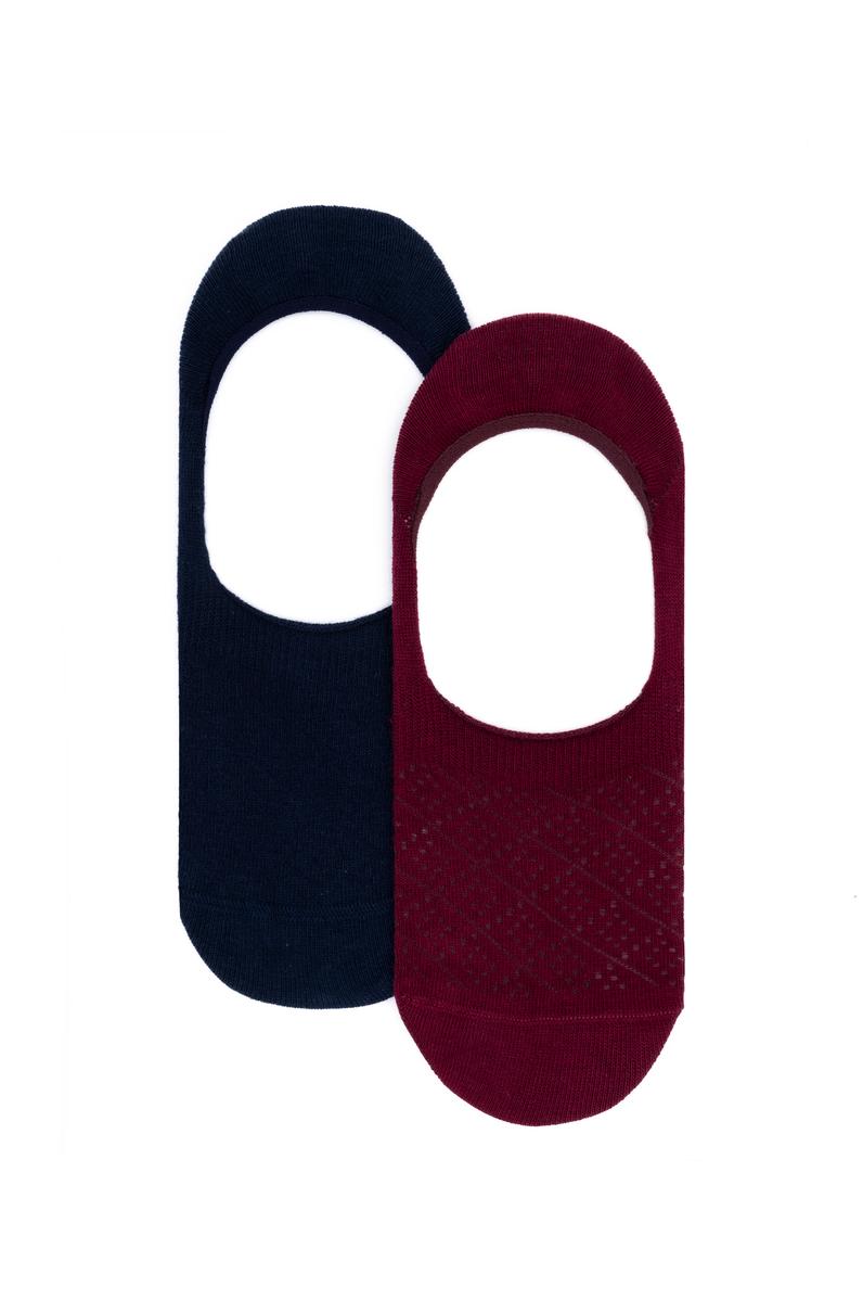 Kadın Kırmızı 2'li Babet Çorap